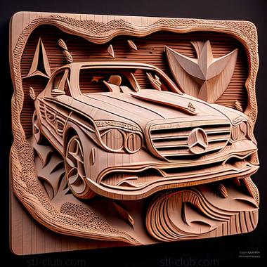 3D модель Mercedes Benz C257 (STL)